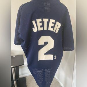 NYY JETER #2 Majestic Mesh Jersey. XXL